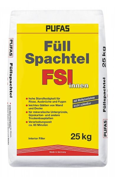 PUFAS Füllspachtel FSI innen 25 kg