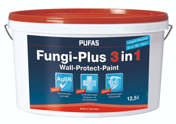 PUFAS Fungi-Plus 3in1 Wall-Protect-Paint Anti Schimmelfarbe