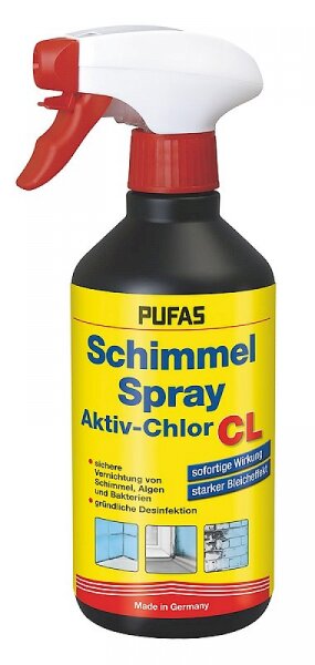 PUFAS Schimmel-Spray Aktiv-Chlor CL 500 ml
