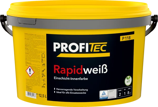 PROFITEC Rapidweiß P118 12,5 L Weiß