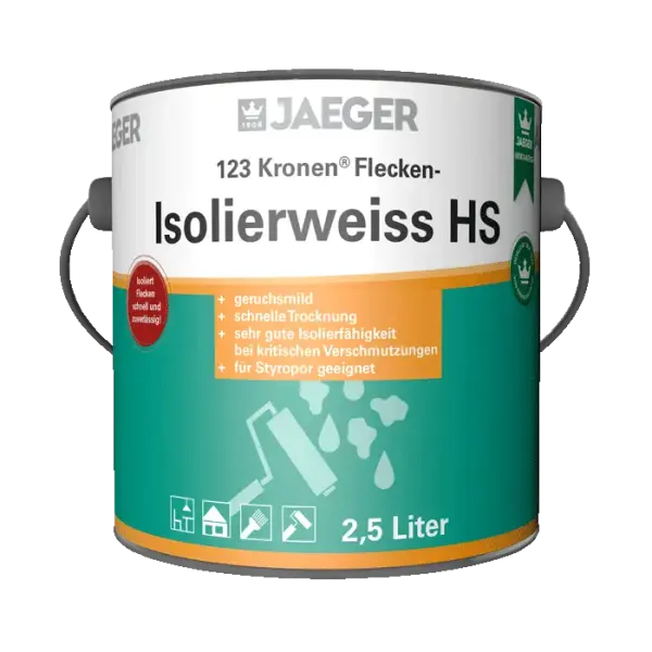 Jaeger 123 Kronen® Flecken-Isolierweiss HS 2,5 L