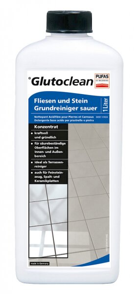 Glutoclean Fliesen und Stein Grundreiniger sauer 1 l