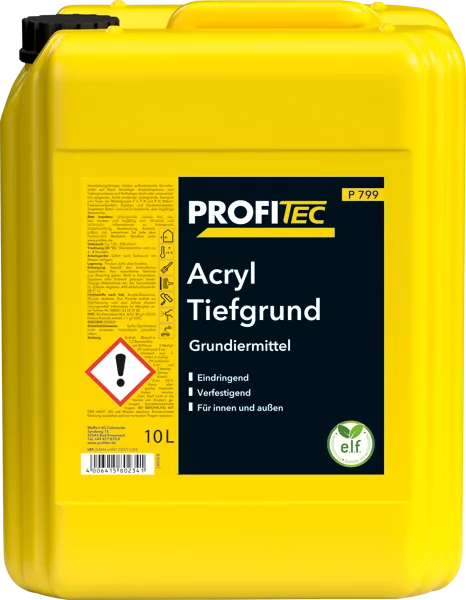 ProfiTec P799 Acryl Tiefgrund 10L