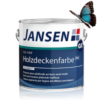 Jansen ISO-HDF Holzdeckenfarbe PRO weiß
