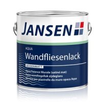 Jansen Aqua Wandfliesenlack seidenmatt