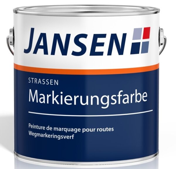 Jansen Straßen Markierungsfarbe matt 750 ml blau ca. RAL 5017