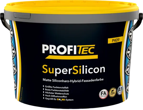 PROFITEC P409 SuperSilicon Matte Siliconharz-Hybrid-Fassadenfarbe