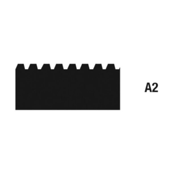 Wolff Zahnleisten, Zahn. A2, 21cm 5 Stk/VE