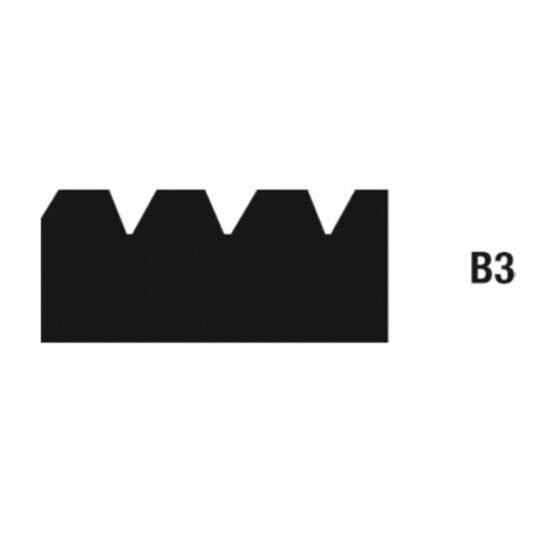 Wolff Zahnleisten, Zahn. B3, 21cm 5 Stk/VE