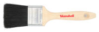 Mansholt Flachpinsel OptiMax, schwarze Borste, LH