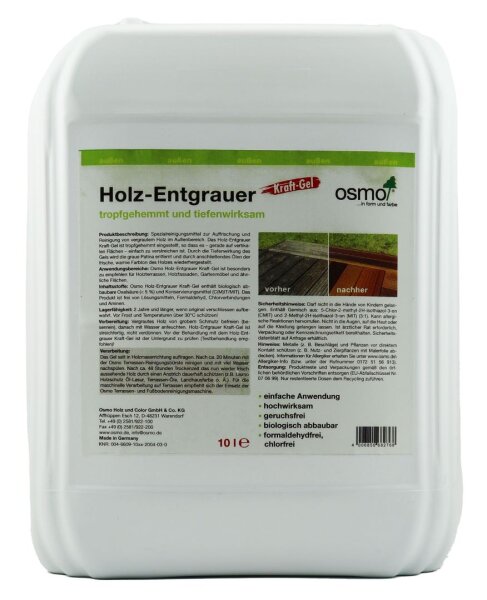 Osmo Holz-Entgrauer Kraft-Gel  10 L