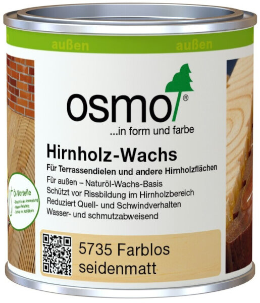 Osmo Hirnholz-Wachs Farblos 0,375 l
