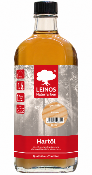 Leinos Hartöl 240 farblos 250ml