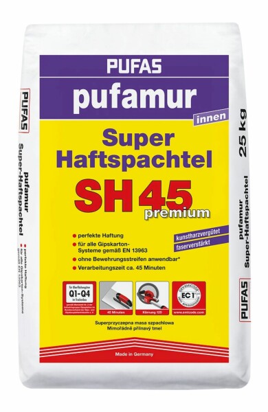 Pufas pufamur Super-Haftspachtel SH 45 10 Kg