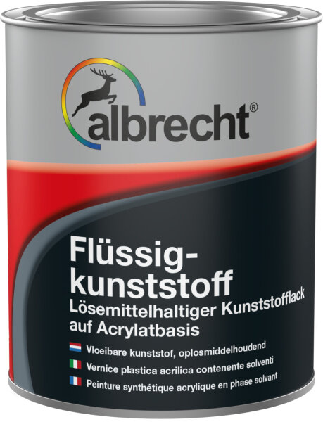 Albrecht Flüssigkunststoff 0,75 L RAL 7001 Silbergrau