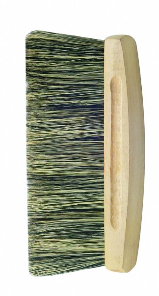 mako Abstäuber BASIC 165 x 22 mm, graue Borstenmischung, Holzkörper