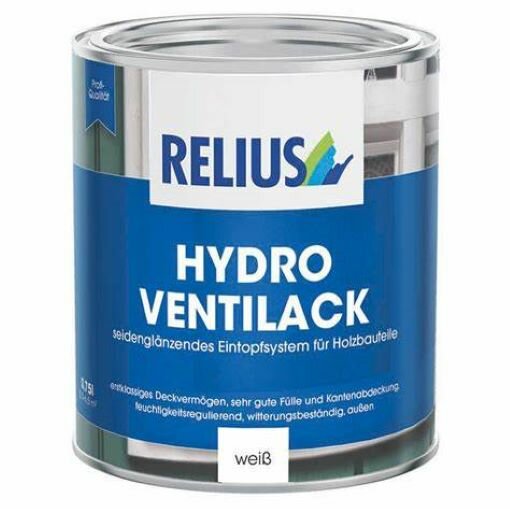 Relius Hydro Ventilack weiß 0,75 l