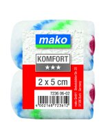 mako Kleinflächenroller-Mini-Ersatzwalzen mako-flor...