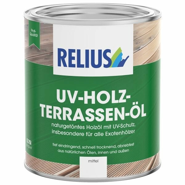 Relius UV-Holz-Terrassen-Öl hell 2,5 l