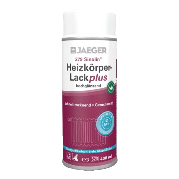 Jaeger Sinolin Heizkörperlack-Spray 280 400ml weiß-seidenglänzend