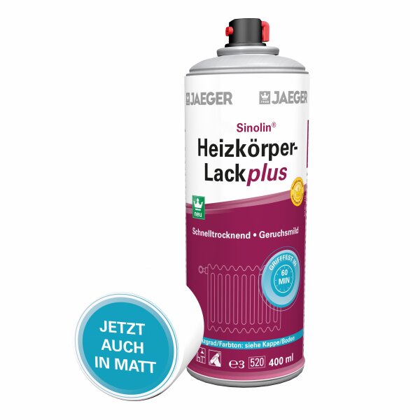 Jaeger Sinolin Heizkörperlack-Spray plus 279 400ml weiß hochglänzend