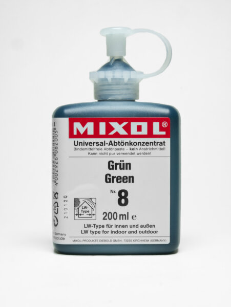 Mixol Abtönkonzentrat 200ml Nr. 8 - Grün
