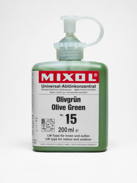 Mixol Abtönkonzentrat 200ml Nr. 15 - Olivgrün