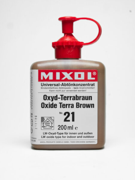 Mixol Abtönkonzentrat 200ml Nr. 21 - Oxyd-Terrabraun