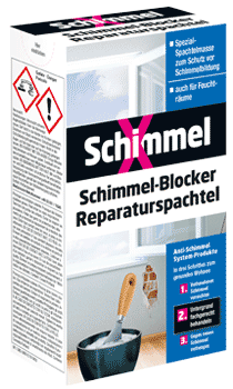 SchimmelX Schimmel-Blocker Reparaturspachtel 1 kg