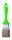 mako Lasur-Flachpinsel BASIC 60 mm, Hollester-/Naturborstenmischung, 5.-6. Stärke, Kunststoffgriff