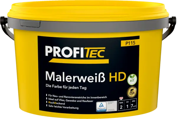 PROFITEC P115 Malerweiß HD 12,5 L Weiss