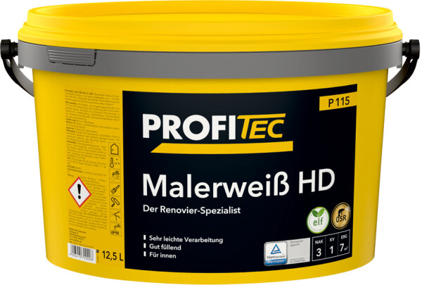 PROFITEC P115 Malerweiß HD 5 l