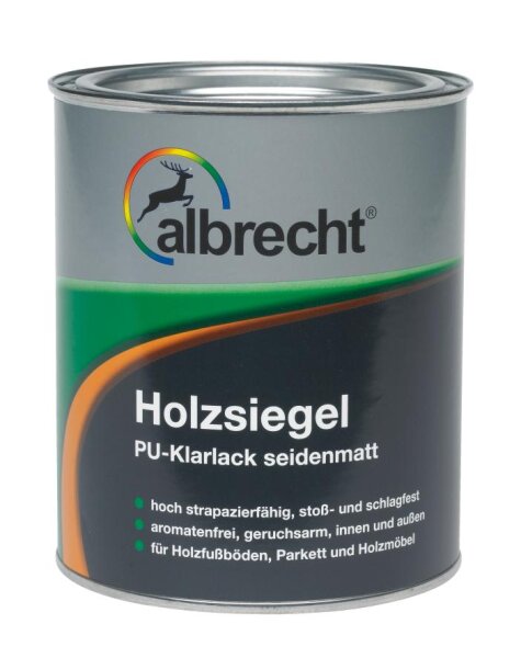 Albrecht Holzsiegel seidenmatt 125 ml farblos