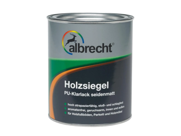 Albrecht Holzsiegel PU-Klarlack 2,5 L Seidenmatt