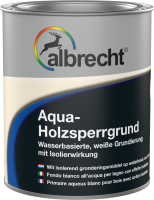 Albrecht Aqua Holz-Sperrgrund weiß
