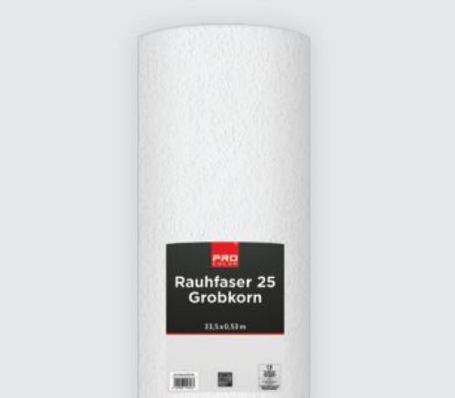 PRO Color Rauhfaser 25 Grobkorn 33,5 x 0,53m